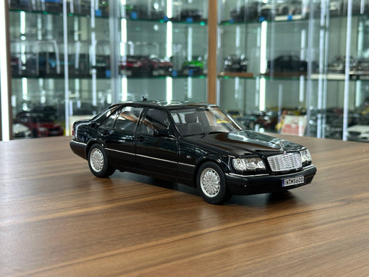 1:18 Mission Model Mercedes-Benz S 600 (W140) 1997 - Black