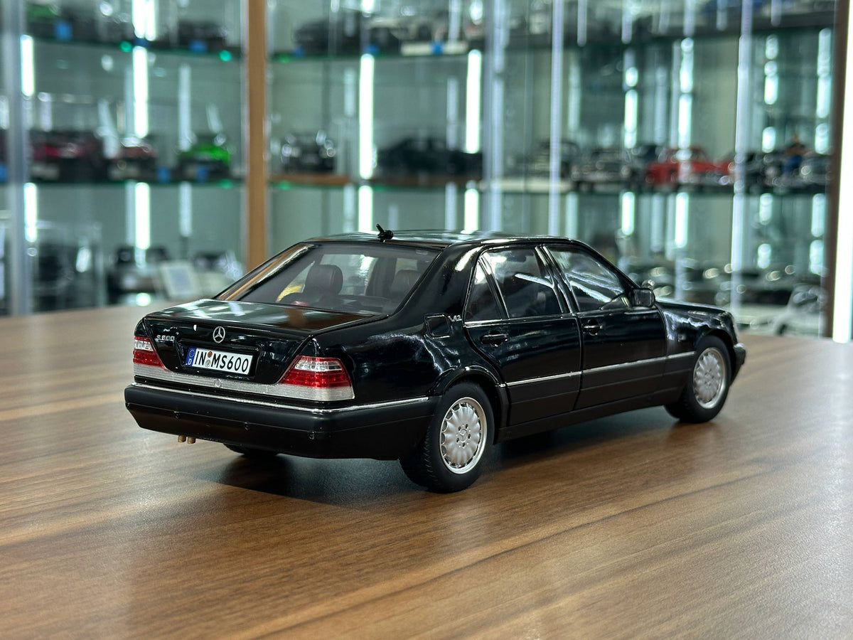 1:18 Mission Model Mercedes-Benz S 600 (W140) 1997 - Black
