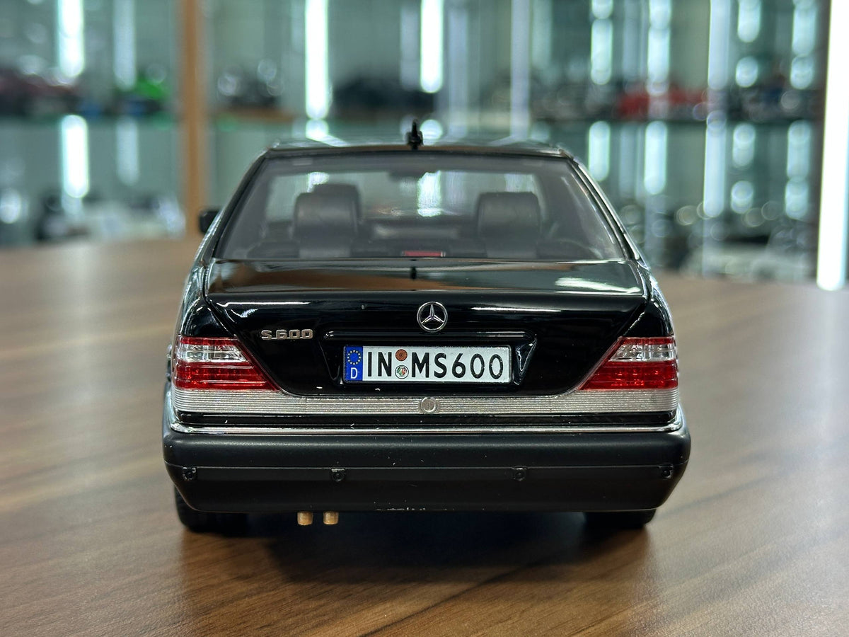 1:18 Mission Model Mercedes-Benz S 600 (W140) 1997 - Black