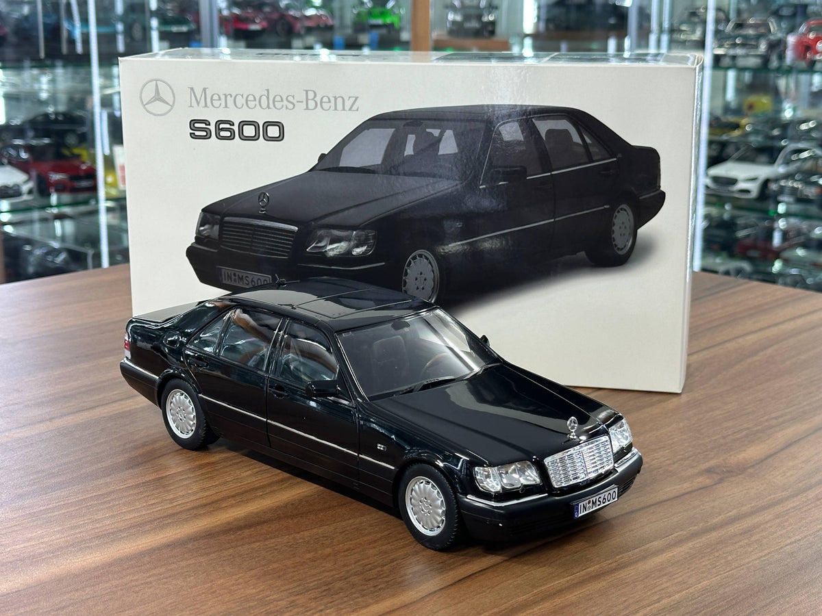 1:18 Mission Model Mercedes-Benz S 600 (W140) 1997 - Black