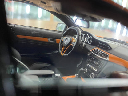 1/18 Resin Mercedes-Benz AMG C63 Coupe W204 LB Works – GT Spirit (Orange, Limited 999 pcs)