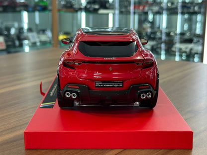 1/18 Diecast Bburago Ferrari Purosangue - Red