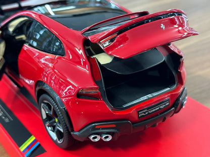 1/18 Diecast Bburago Ferrari Purosangue - Red