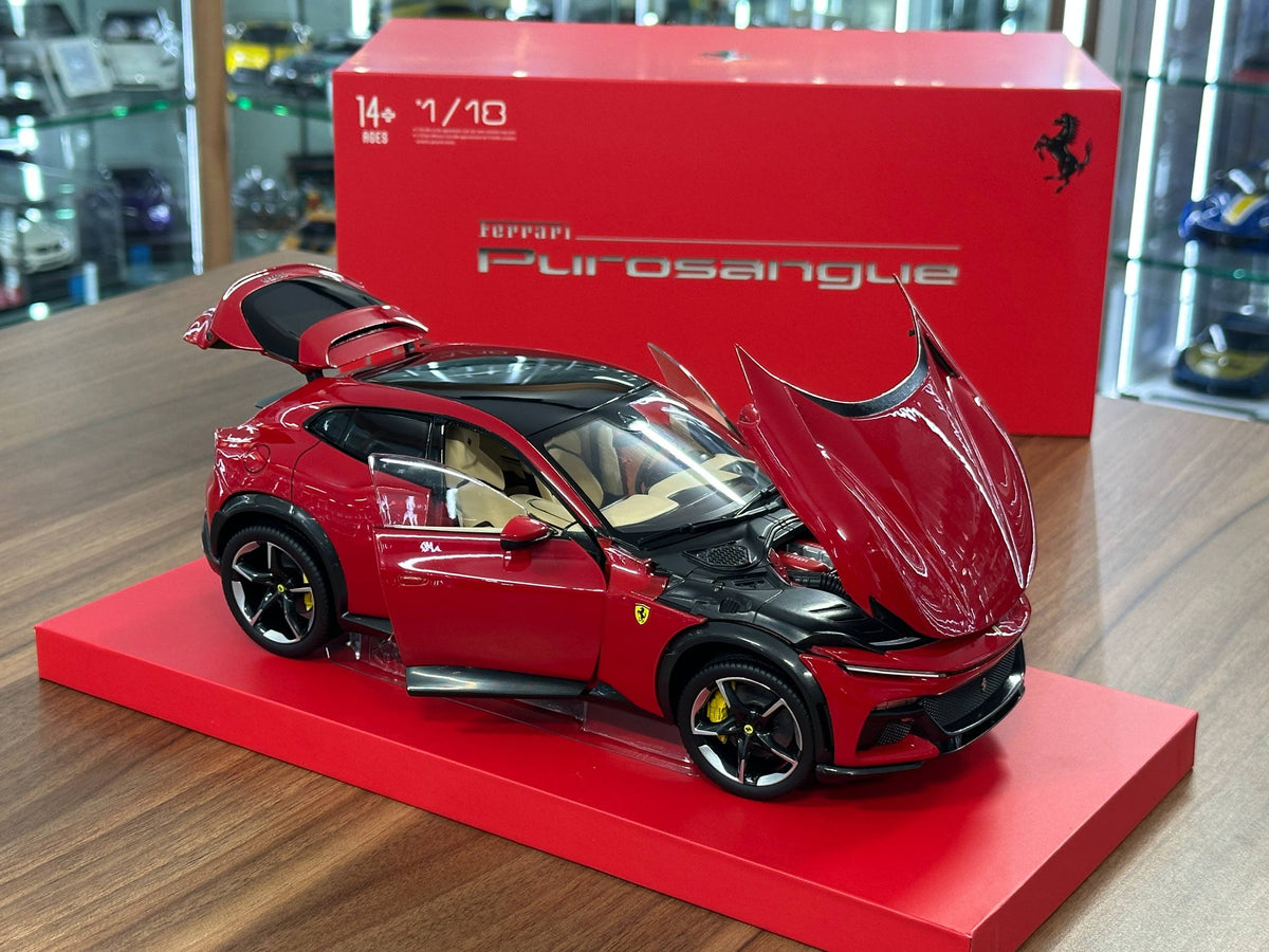 1/18 Diecast Bburago Ferrari Purosangue - Red