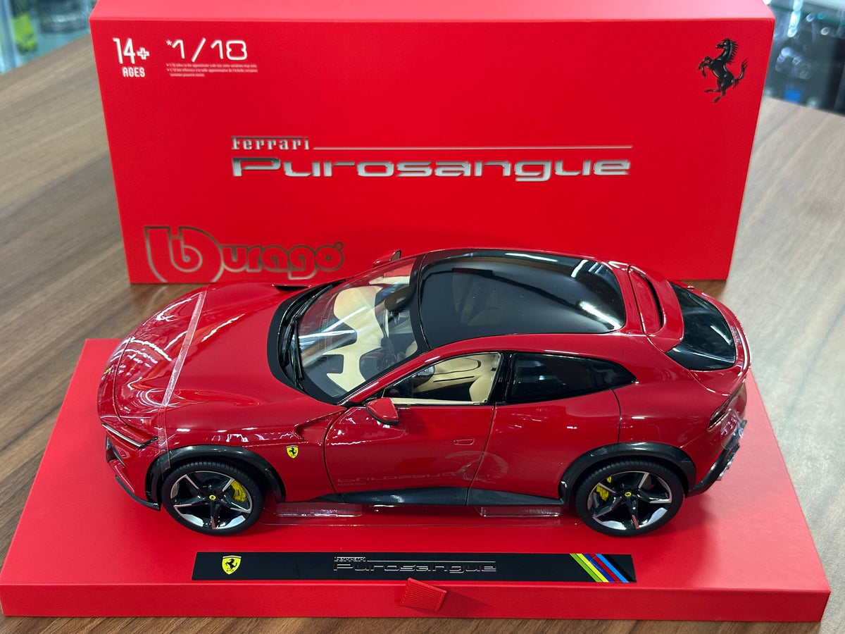 1/18 Diecast Bburago Ferrari Purosangue - Red