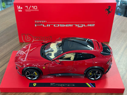 1/18 Diecast Bburago Ferrari Purosangue - Red