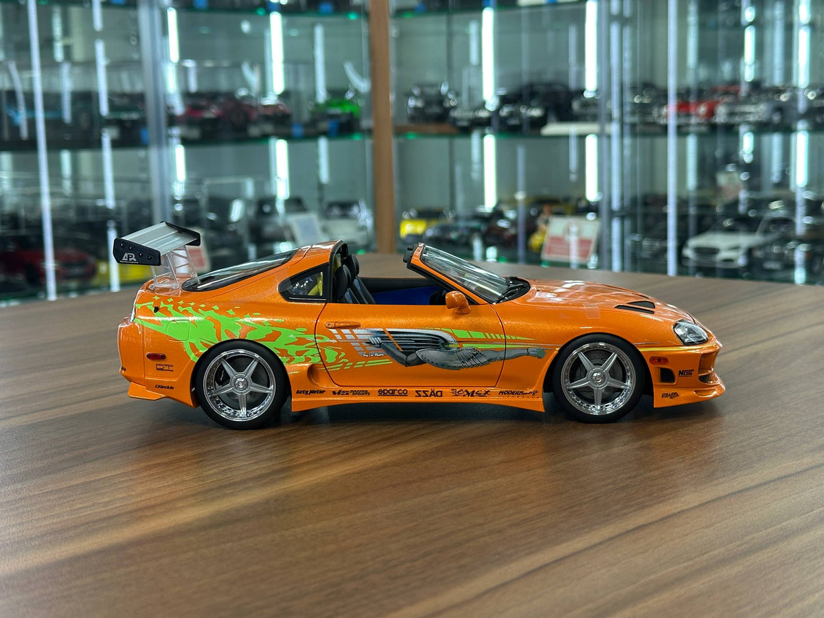 1:18 Kyosho Toyota Supra Mk4 Fast & Furious (Brian O'Conner) - Orange (Limited Edition)