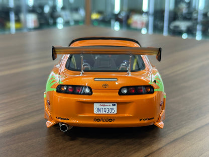 1:18 Kyosho Toyota Supra Mk4 Fast & Furious (Brian O'Conner) - Orange (Limited Edition)