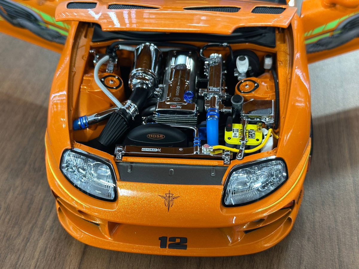 1:18 Kyosho Toyota Supra Mk4 Fast & Furious (Brian O'Conner) - Orange (Limited Edition)