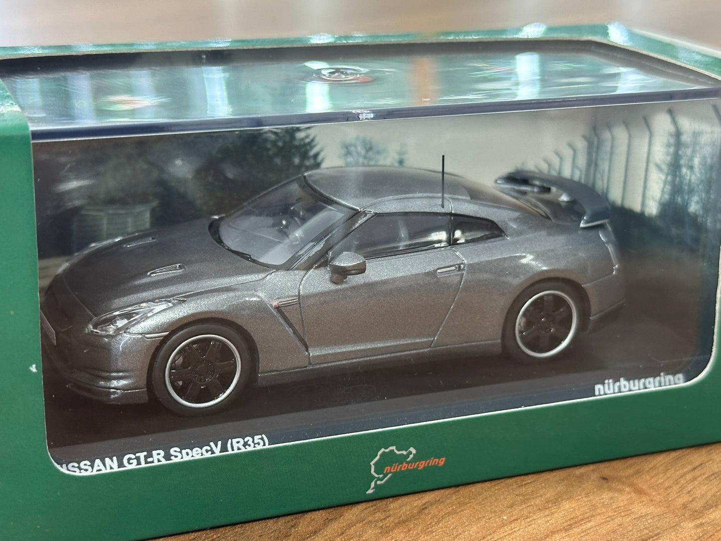 1/43 Diecast Model Nissan GT-R SpecV (R35) Nürburgring Test Car – (Kyosho)