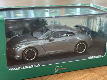 1/43 Diecast Model Nissan GT-R SpecV (R35) Nürburgring Test Car – (Kyosho)