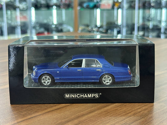 1/43 Diecast Model Bentley Arnage T – Blue Metallic (Minichamps)