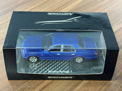 1/43 Diecast Model Bentley Arnage T – Blue Metallic (Minichamps)