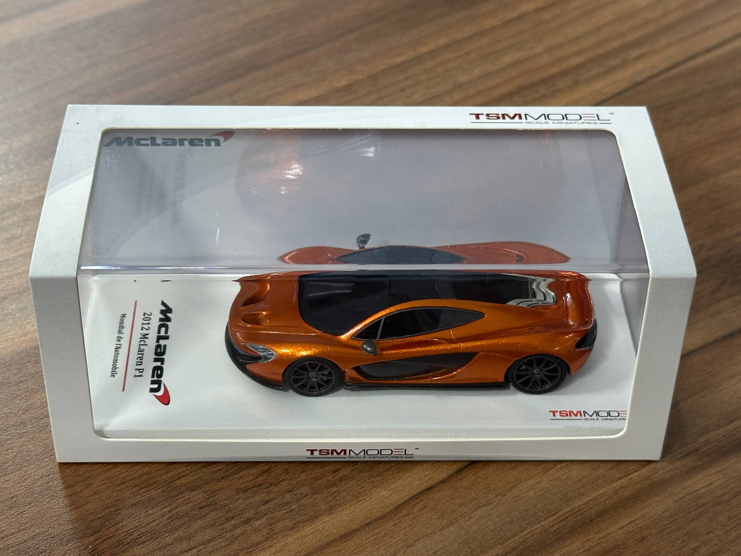 1/43 Diecast Model McLaren P1 2012 in Orange Metallic –  (TSM Model)