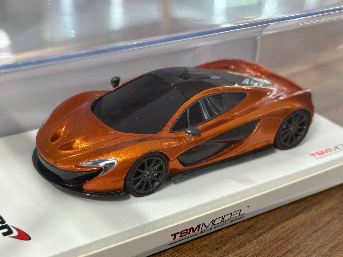 1/43 Diecast Model McLaren P1 2012 in Orange Metallic –  (TSM Model)