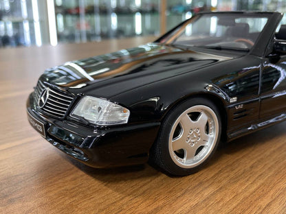 1/18 Resin Mercedes-Benz SL 73 AMG (R129) Convertible 1991 - Black by OttOMobile - Limited 2000 pcs