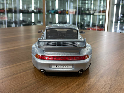 1/18 Resin Porsche 911 (993) GT 1995 - Silver by GT Spirit - Limited 504 pcs