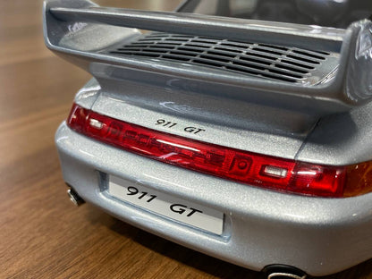1/18 Resin Porsche 911 (993) GT 1995 - Silver by GT Spirit - Limited 504 pcs