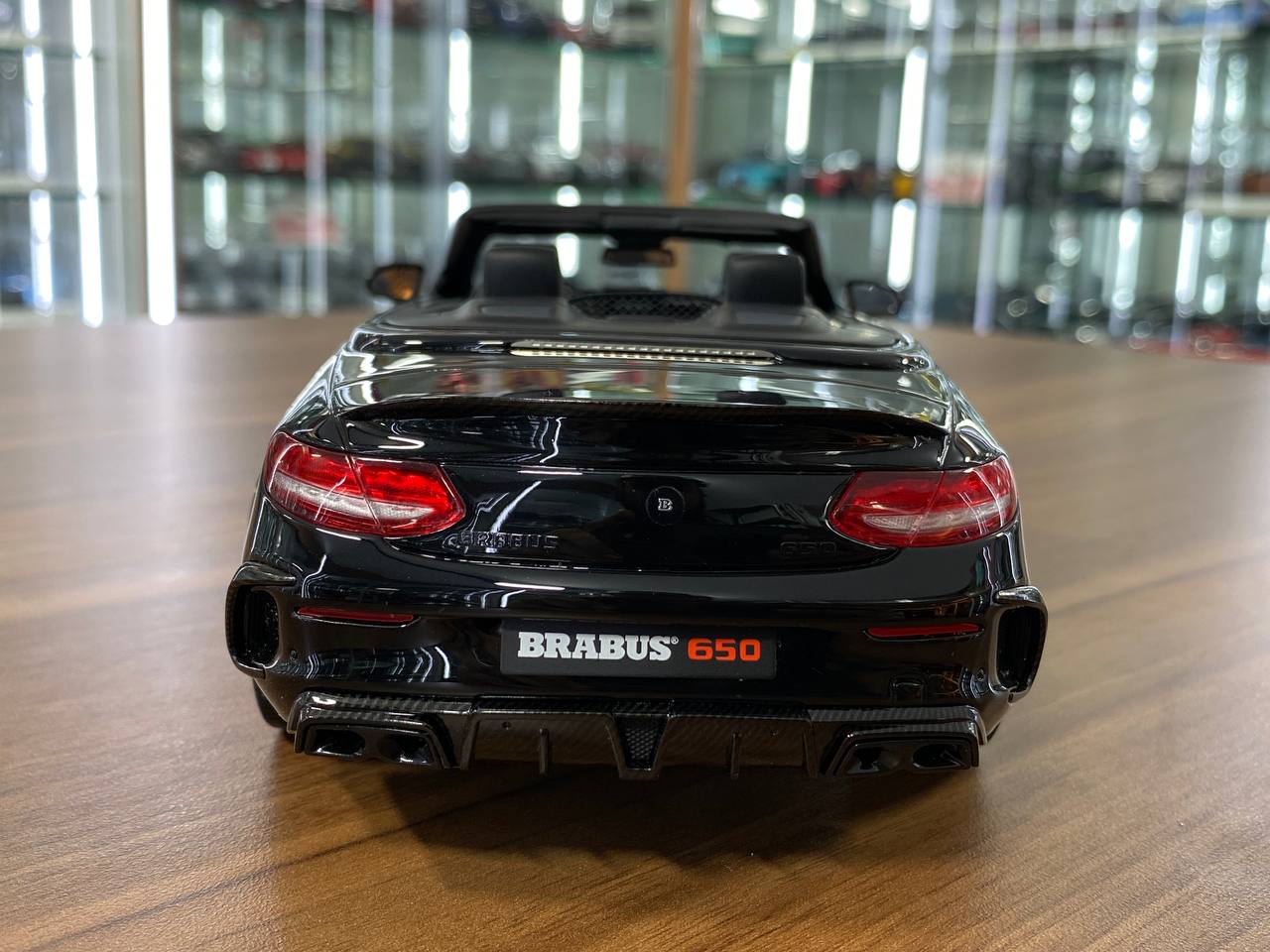 1/18 Resin Mercedes Benz BRABUS 650 C63 S in Black by GTSpirit Limited 500 pcs