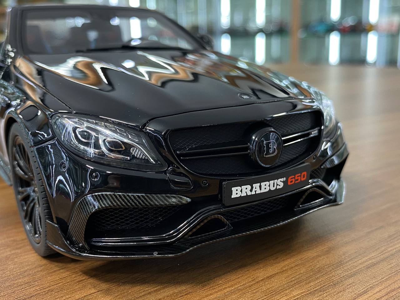 1/18 Resin Mercedes Benz BRABUS 650 C63 S in Black by GTSpirit Limited 500 pcs