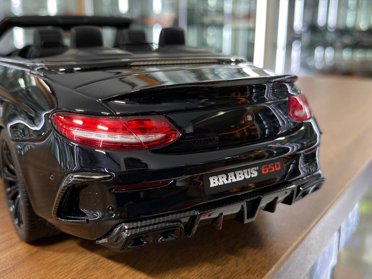 1/18 Resin Mercedes Benz BRABUS 650 C63 S in Black by GTSpirit Limited 500 pcs