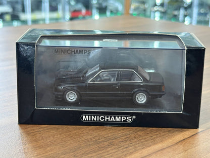 1/43 Diecast Model BMW 3-Series 1989 – Black (Minichamps)