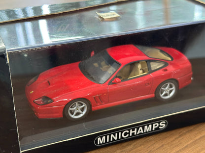 1/43 Diecast Model Ferrari 550 Maranello 1996 in Red (Minichamps)