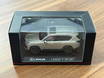 1/43 Diecast Model Lexus LX 600 “F SPORT”  Sonic Titanium (Kyosho)