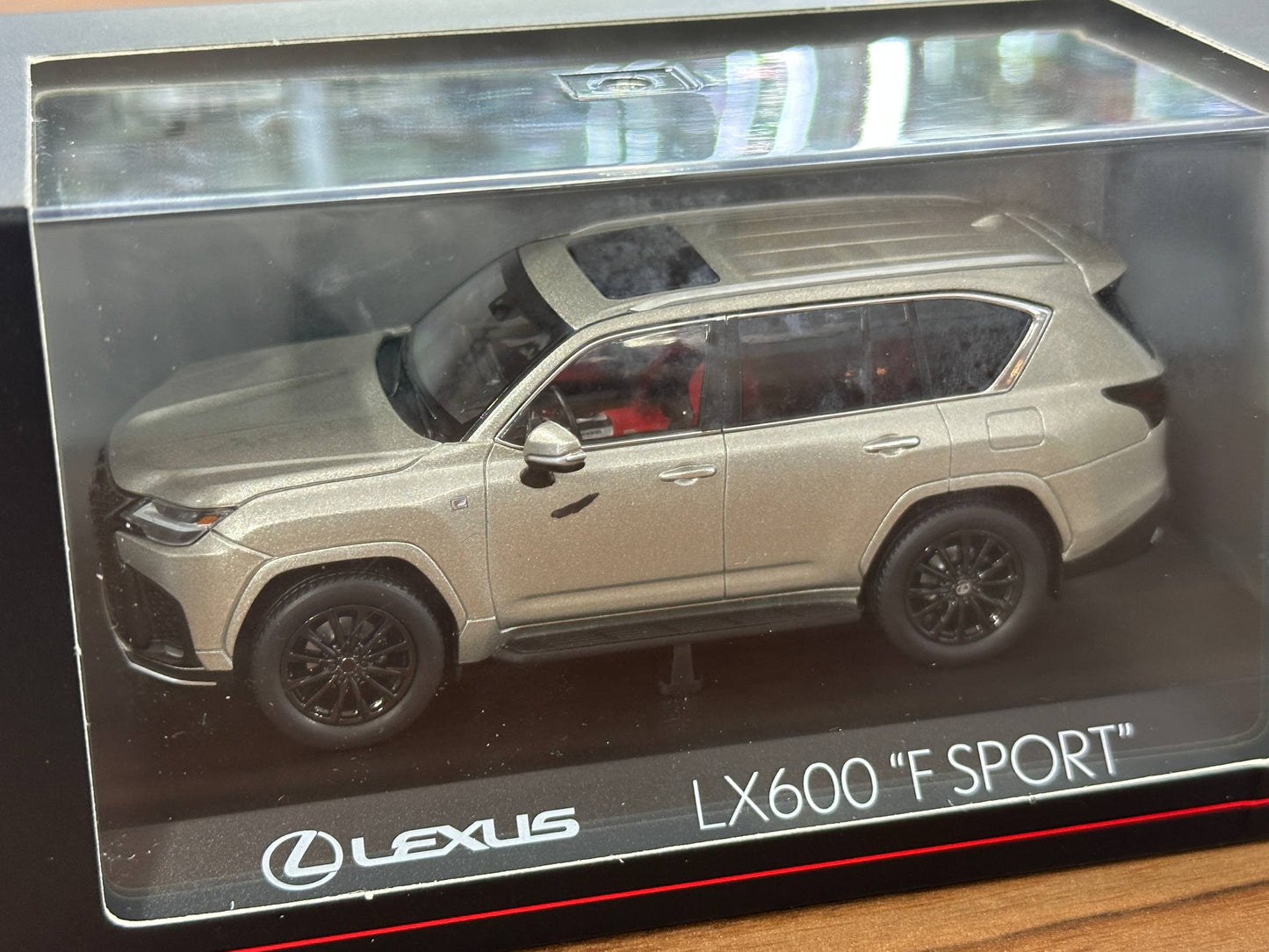 1/43 Diecast Model Lexus LX 600 “F SPORT”  Sonic Titanium (Kyosho)