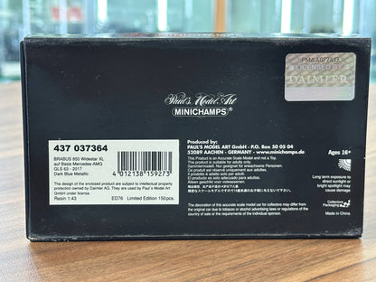1/43 Diecast Model  Brabus 850 Widestar XL Mercedes-AMG GLS 63 - 2007 (minichamps)