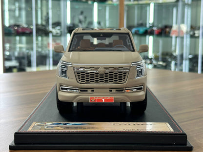 1/18 Resin Model Nissan Patrol Y63 UAE Edition in Military Sand Beige – (Diamand)
