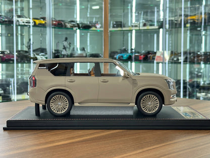 1/18 Resin Model Nissan Patrol Y63 UAE Edition in Military Sand Beige – (Diamand)
