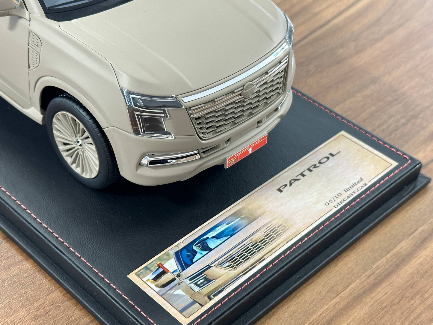 1/18 Resin Model Nissan Patrol Y63 UAE Edition in Military Sand Beige – (Diamand)