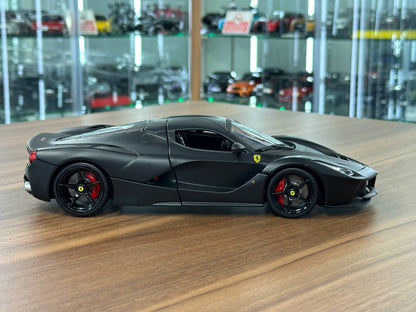 1/18 Metal Diecast Bburago Signature Series Ferrari Laferrari Matt Black