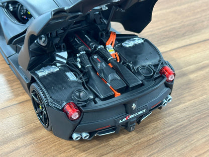 1/18 Metal Diecast Bburago Signature Series Ferrari Laferrari Matt Black