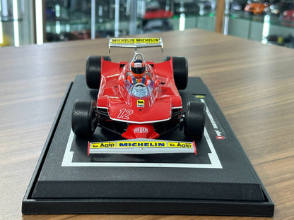 1/18 Metal Diecast Bburago Ferrari 312T4 G. VILLENEUVE 1979 GP SOUTH AFRICA WINNER Red