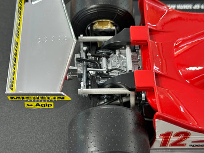 1/18 Metal Diecast Bburago Ferrari 312T4 G. VILLENEUVE 1979 GP SOUTH AFRICA WINNER Red