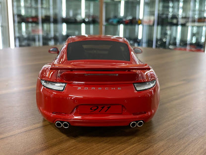 1/18 Resin Porsche 911 (991) Carrera S  in Red by GTSpirit - Limited 750 pcs