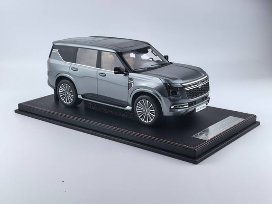 ★[Pre-Order | Delivery Sep 2025] 1/18 Diamand Nissan Patrol Y63  Premium – Grey – Limited Edition 50 pcs