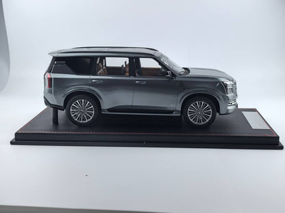★[Pre-Order | Delivery Sep 2025] 1/18 Diamand Nissan Patrol Y63  Premium – Grey – Limited Edition 50 pcs