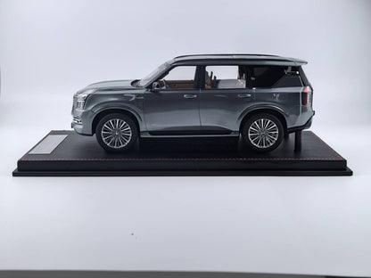★[Pre-Order | Delivery Sep 2025] 1/18 Diamand Nissan Patrol Y63  Premium – Grey – Limited Edition 50 pcs