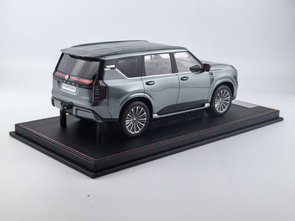 ★[Pre-Order | Delivery Sep 2025] 1/18 Diamand Nissan Patrol Y63  Premium – Grey – Limited Edition 50 pcs