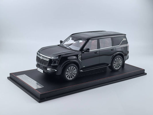 ★[Pre-Order | Delivery Sep 2025] 1/18 Diamand Nissan Patrol Y63 Platinum – Black – Limited Edition (75 pcs)