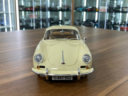1/18 Resin Porsche 356B 2000 GS Carrera 2 1962 in Beige by GT Spirit - Limited 1000 pcs