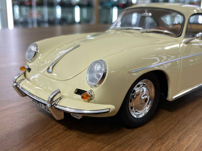 1/18 Resin Porsche 356B 2000 GS Carrera 2 1962 in Beige by GT Spirit - Limited 1000 pcs