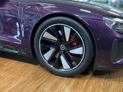 1/18 Resin Audi RS E-Tron GT in Dark Purple by GTSpirit - Limited 999 pcs