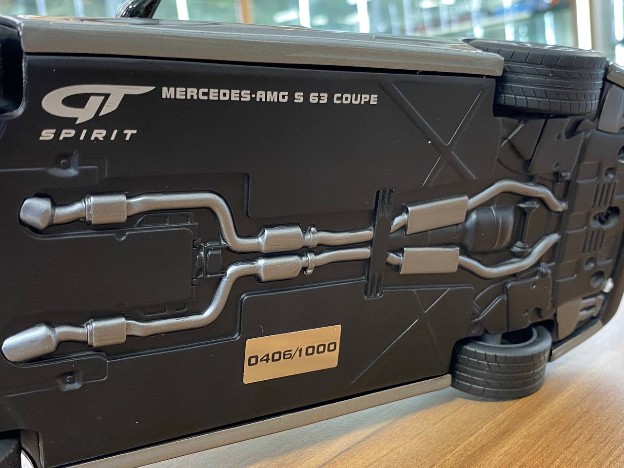 1/18 Resin Mercedes Benz S 63 AMG in Grey by GT Spirit Limited 1000 pcs