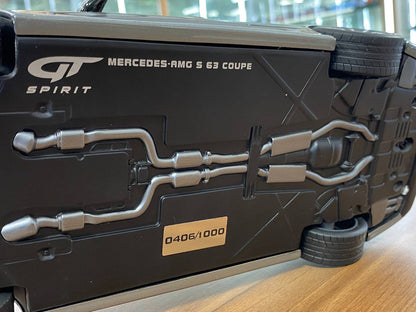 1/18 Resin Mercedes Benz S 63 AMG in Grey by GT Spirit Limited 1000 pcs