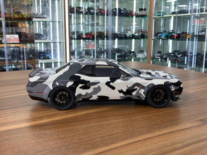 1/18 Resin GT Spirit Dodge Challenger R/T Scat Pack Widebody 2019 Camouflage  Limited 504 pcs