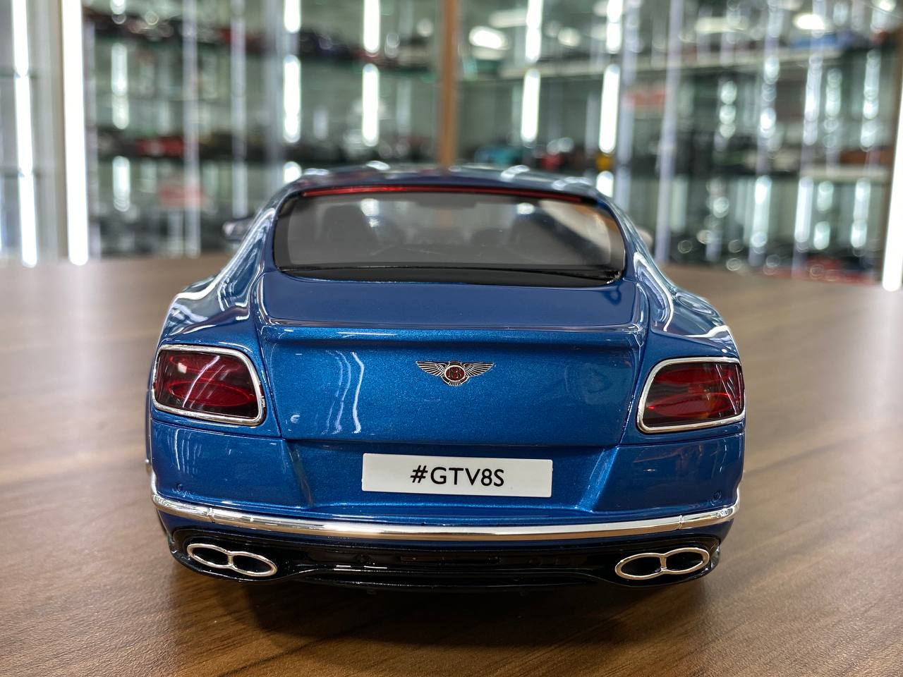1/18 Resin GT Spirit Bentley Continental GT V8 S 2015  Blue Limited 504 pcs